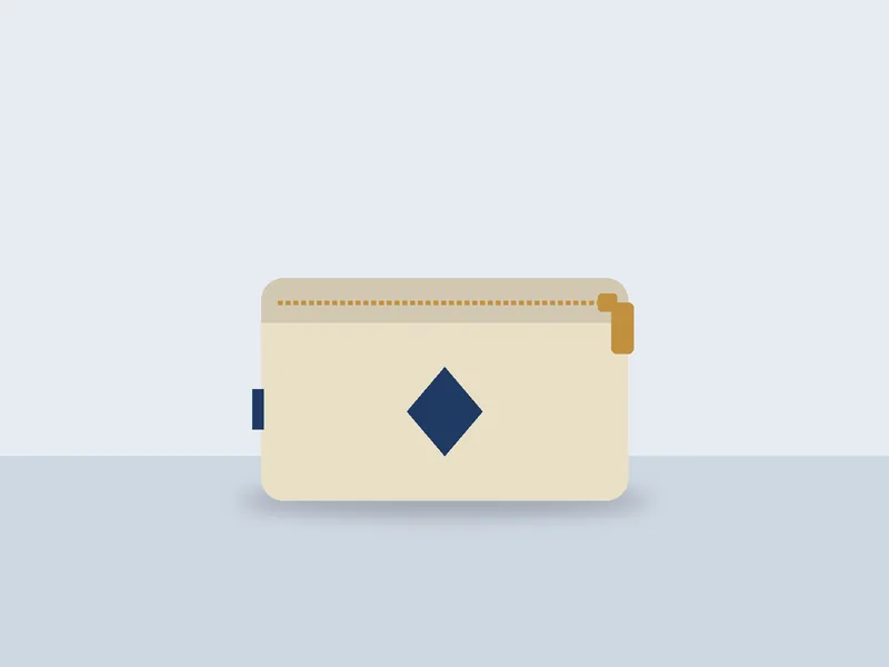 Canvas Cosmetic Pouch