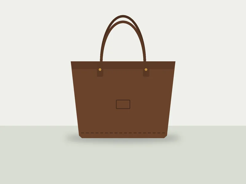 Custom Leather Tote Bag