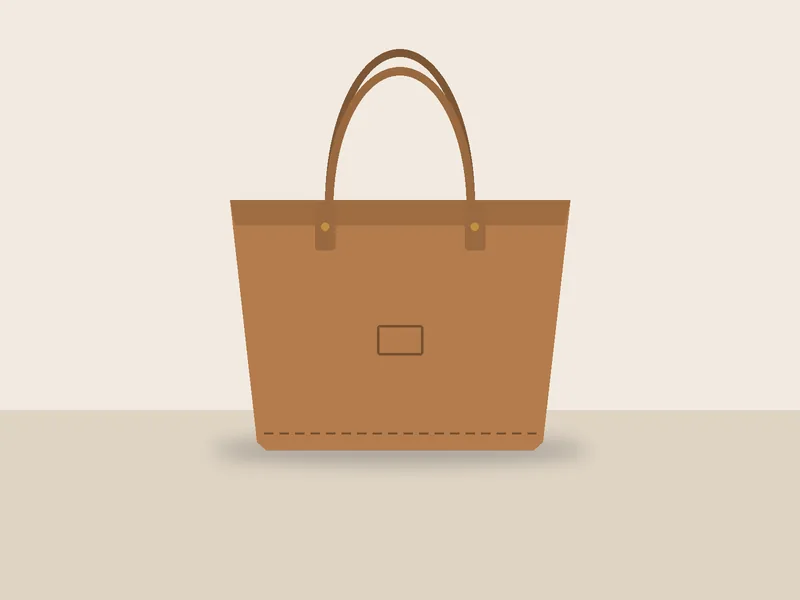 Custom Leather Tote Bag
