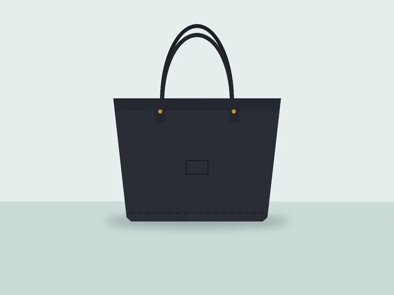 Custom Leather Tote Bag