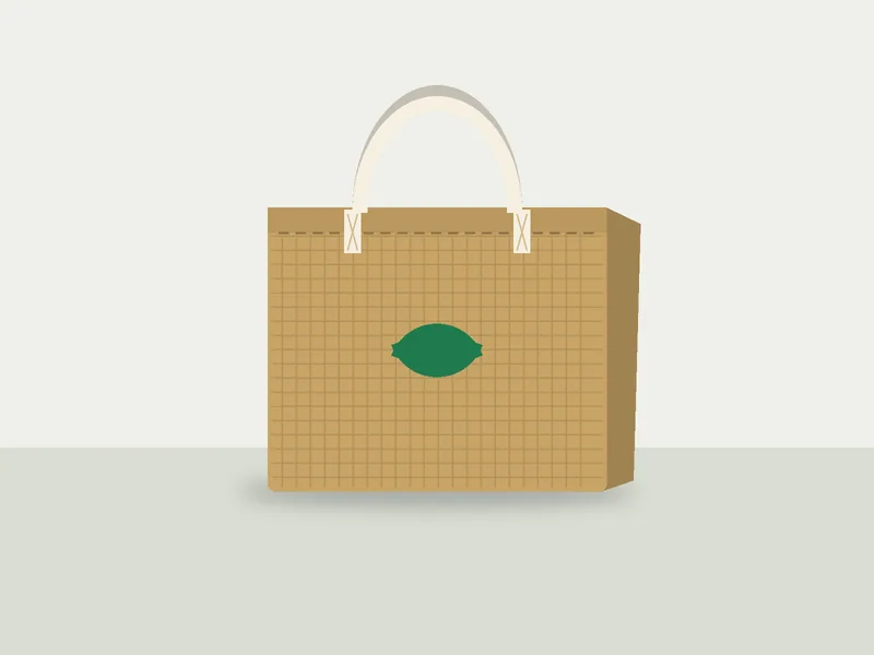 Jute Shopping Tote