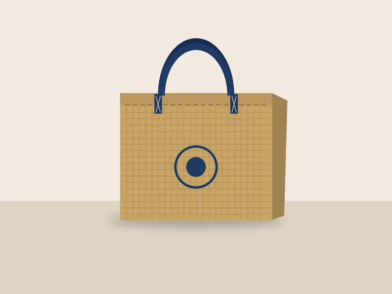 Jute Shopping Tote