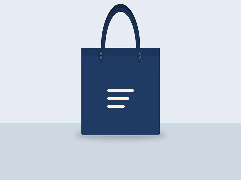 Medium Size Cotton Shopping Bag